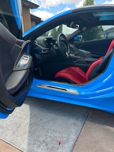 Inside of corvette