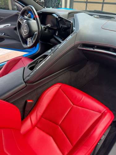 interior view of Corvette